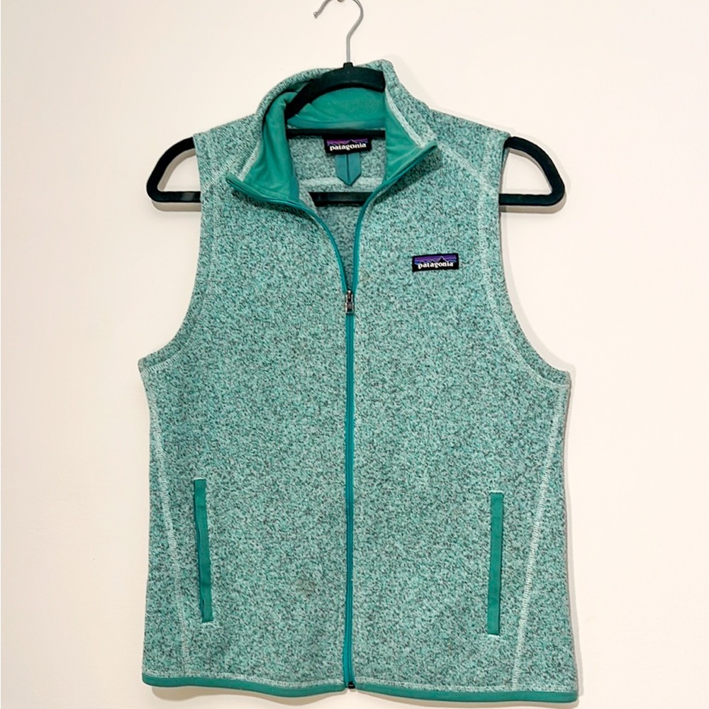 Patagonia Teal Fleece Vest